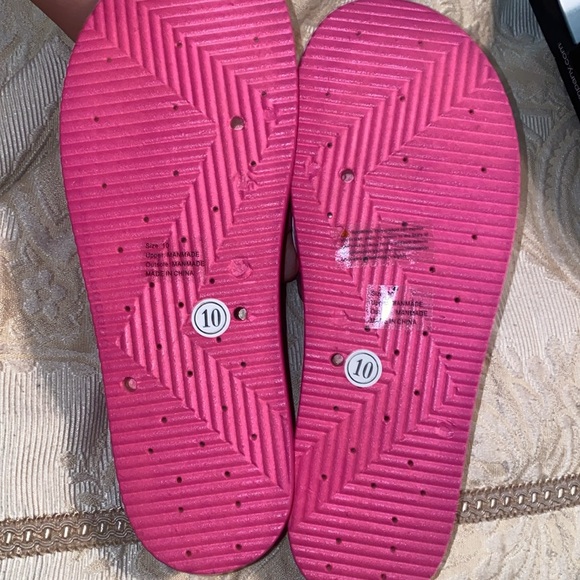 New!  flower Camilla slides In box! NY&C (pink) - Picture 7 of 10